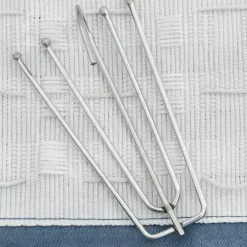 vidaXL - Gordijn - Blauw - Stof - 140 x 175 cm - 2 stuks Clearance