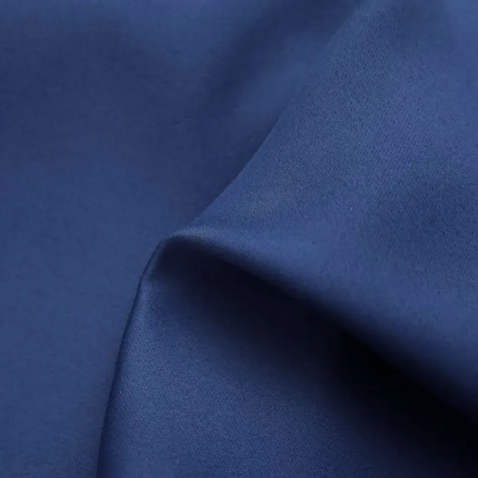 vidaXL - Gordijn - Blauw - Stof Outlet