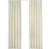 vidaXL - Gordijn - Crème - Fluweel - 140 x 245 cm - 2 stuks Online