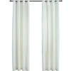 vidaXL - Gordijn - Crème - Fluweel - 140 x 225 cm - 2 stuks Sale