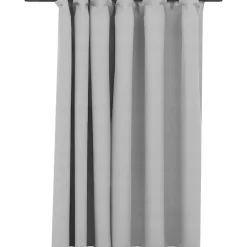 vidaXL - Gordijn - Grijs - Stof Clearance