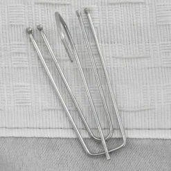 vidaXL - Gordijn - Grijs - Stof Clearance