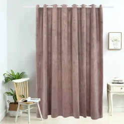 vidaXL - Gordijn - Roze - Fluweel Outlet