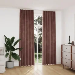 vidaXL - Gordijn - Roze - Fluweel - 140 x 245 cm - 2 stuks Clearance