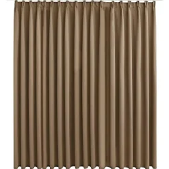 vidaXL - Gordijn - Taupe - Stof Clearance