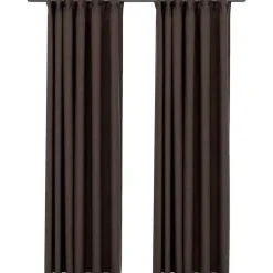 vidaXL - Gordijn - Taupe - Stof - 140 x 245 cm - 2 stuks Discount