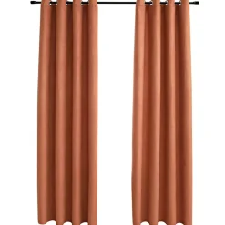 vidaXL - Gordijn - Taupe - Stof - 140 x 245 cm - 2 stuks Discount