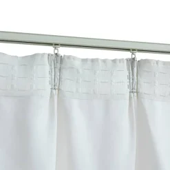 vidaXL - Gordijn - Wit - Stof - 140 x 245 cm - 2 stuks Online