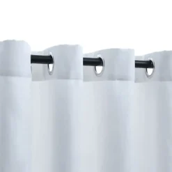 vidaXL - Gordijn - Wit - Stof - 140 x 175 cm - 2 stuks New