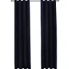 vidaXL - Gordijn - Zwart - Fluweel - 140 x 175 cm - 2 stuks Online