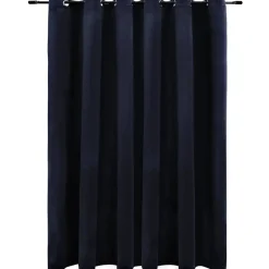 vidaXL - Gordijn - Zwart - Fluweel Outlet