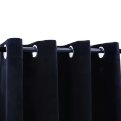 vidaXL - Gordijn - Zwart - Fluweel Outlet