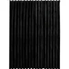 vidaXL - Gordijn verduisterend met haken - Zwart - Fluweel - 290 x 245 cm Discount