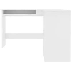 vidaXL - Hoekbureau - Wit - Bewerkt hout Online
