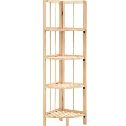 vidaXL - Hoekschap - Beige - Hout Discount