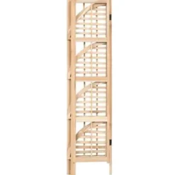 vidaXL - Hoekschap - Beige - Hout Discount