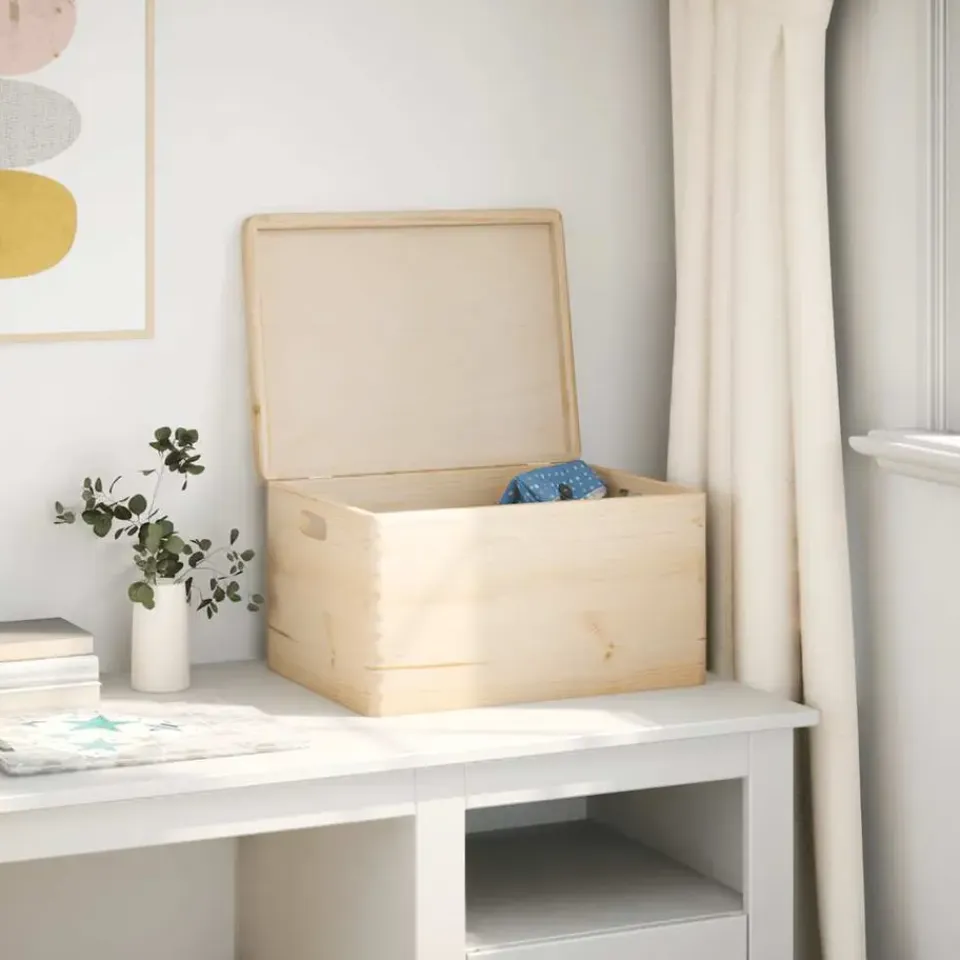 vidaXL - Houten Kist - Bruin - Grenenhout - 40 x 30 x 23 cm Outlet