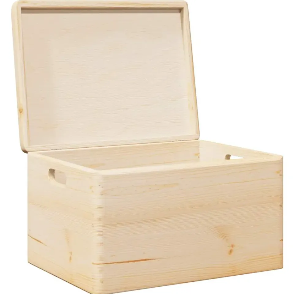 vidaXL - Houten Kist - Bruin - Grenenhout - 40 x 30 x 23 cm Outlet