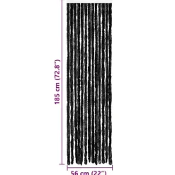 vidaXL - Insectengordijn - Antraciet - Polypropyleen Online