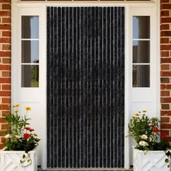 vidaXL - Insectengordijn - Antraciet - Polypropyleen - 100 x 220 cm Online