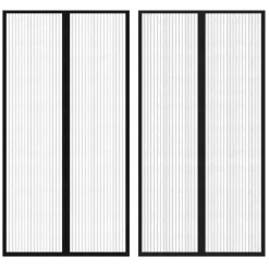 vidaXL - Insectengordijn - Zwart - Polyester - 210 x 100 cm New