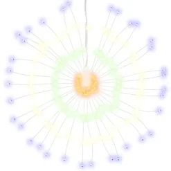 vidaXL - Kerstverlichting - Multicolour - 2 stuks New