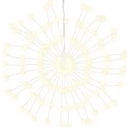 vidaXL - Kerstverlichting - Warm white - 8 stuks