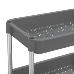 vidaXL - Keukentrolley - Grijs - IJzer Best