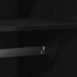 vidaXL - Kledingkast - Zwart - Bewerkt hout Outlet