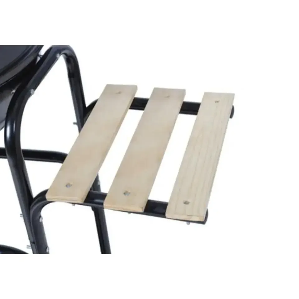 vidaXL - Kolenbarbecue - Zwart - Metaal Clearance