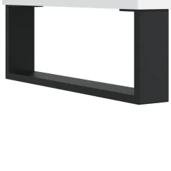 vidaXL - Kolomkast met 2 deuren 2 vakken - Wit - Hout en ijzer - 30x30x190 cm Best