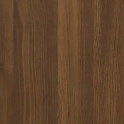 vidaXL - Kolomkast met 2 deuren - Bruin eiken - Bewerkt hout - 30x30x179 cm Sale