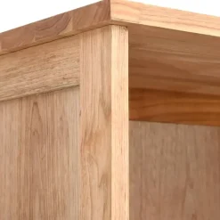 vidaXL - Kolomkast met 1 lade 3 vakken - Massief walnotenhout - 42x29x182 cm Sale