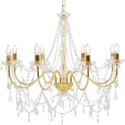 vidaXL - Kroonluchter - Goud - Metaal Online
