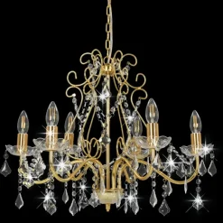 vidaXL - Kroonluchter - Goud - Metaal Best