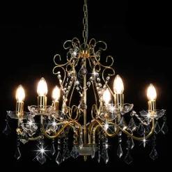 vidaXL - Kroonluchter - Goud - Metaal Best