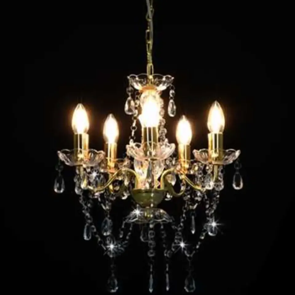 vidaXL - Kroonluchter - Goud - Metaal