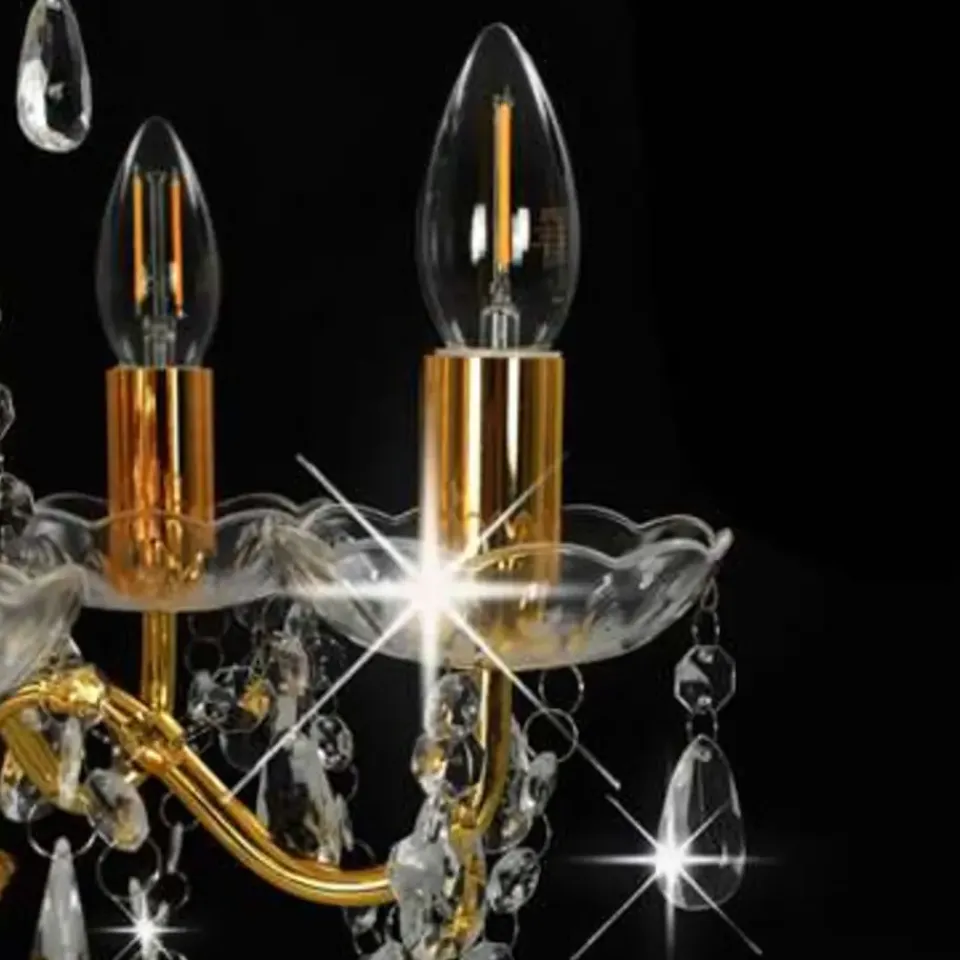 vidaXL - Kroonluchter - Goud - Metaal