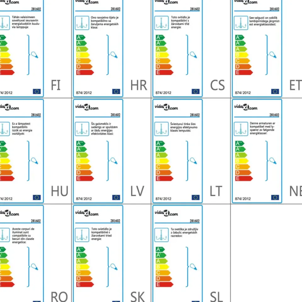 vidaXL - Kroonluchter - Goud - Metaal