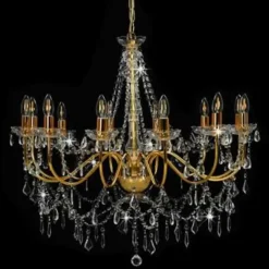 vidaXL - Kroonluchter - Goud - Metaal Outlet