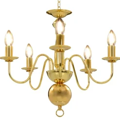 vidaXL - Kroonluchter - Goud - Metaal Outlet