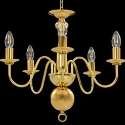 vidaXL - Kroonluchter - Goud - Metaal Outlet