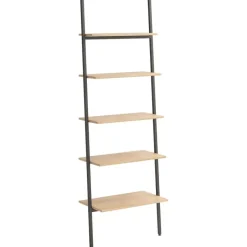 vidaXL - Ladderrek - Bruin - Bewerkt hout Online