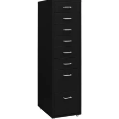 vidaXL - Ladeblok - Zwart - Metaal Online