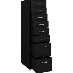 vidaXL - Ladeblok - Zwart - Metaal Online