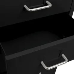 vidaXL - Ladeblok - Zwart - Metaal Online