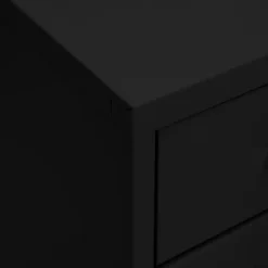 vidaXL - Ladeblok - Zwart - Metaal Online