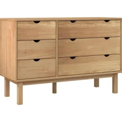 vidaXL - Ladekast - Bruin - Grenenhout