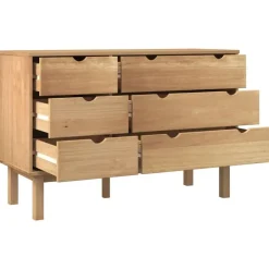 vidaXL - Ladekast - Bruin - Grenenhout