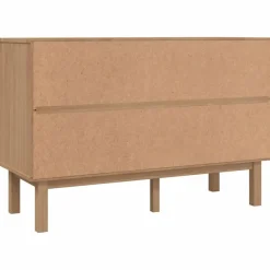 vidaXL - Ladekast - Bruin - Grenenhout